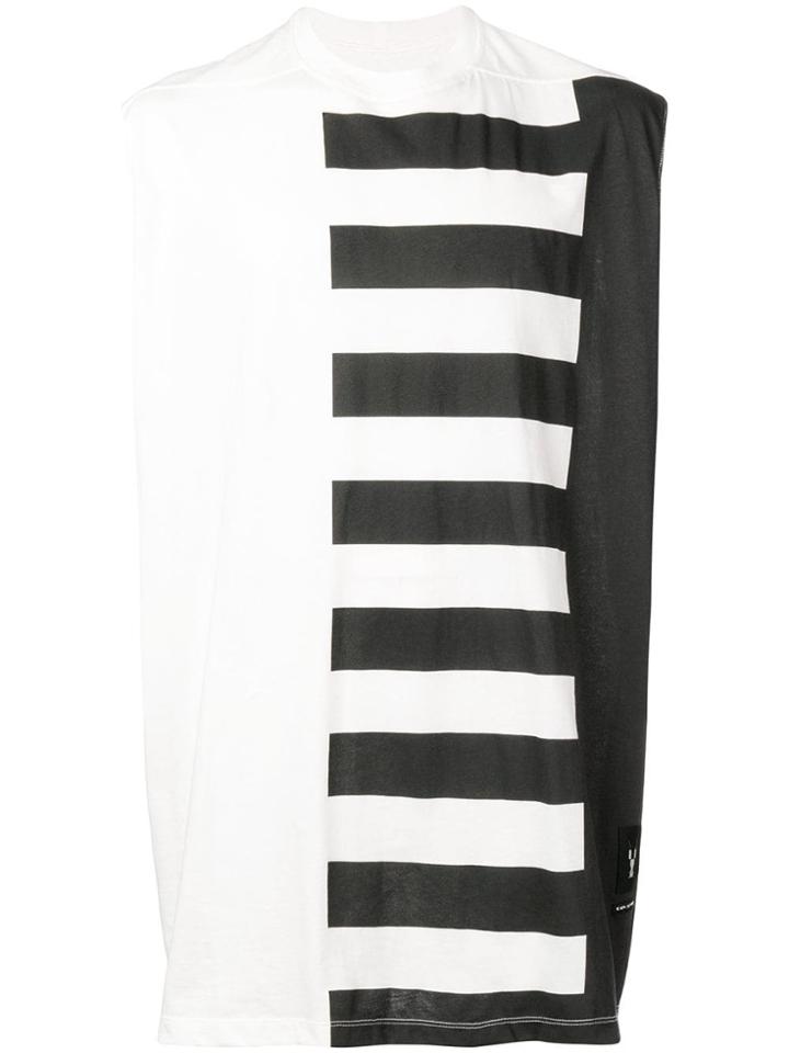 Rick Owens Drkshdw Piano Key T-shirt - White