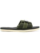 Suicoke Touch Strap Sandals - Green