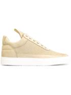 Filling Pieces Perforated Sneakers, Men's, Size: 40, Nude/neutrals, Leather/rubber