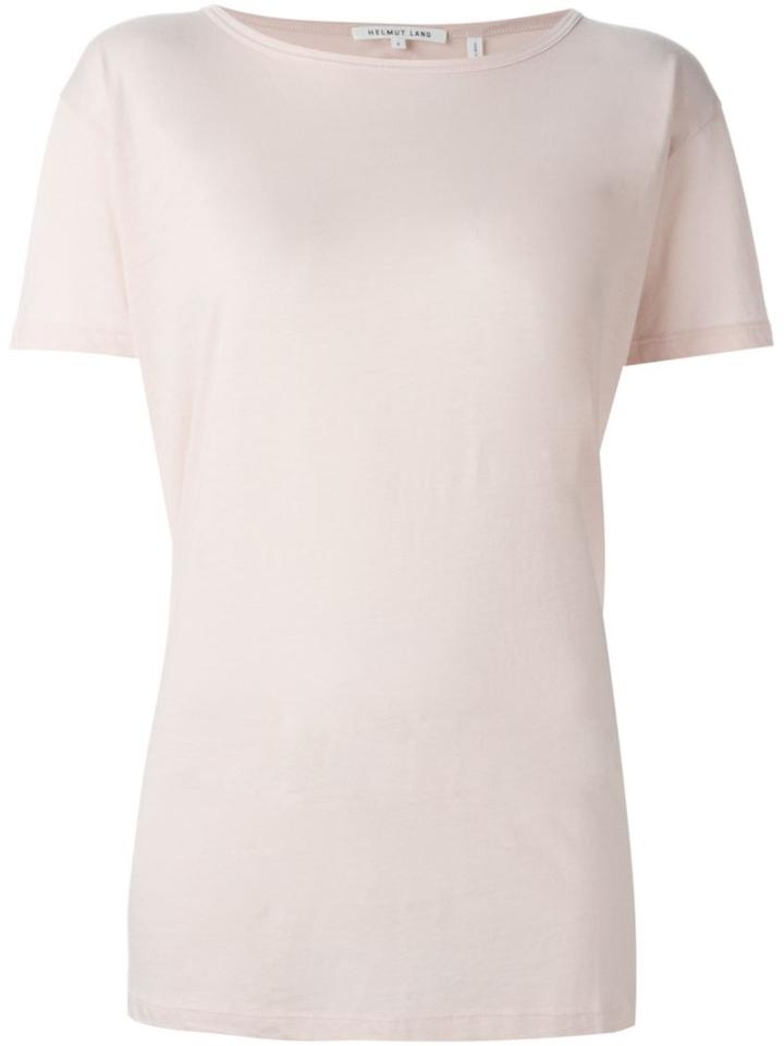 Helmut Lang - Open Back T-shirt - Women - Cotton/modal - S, Pink/purple, Cotton/modal