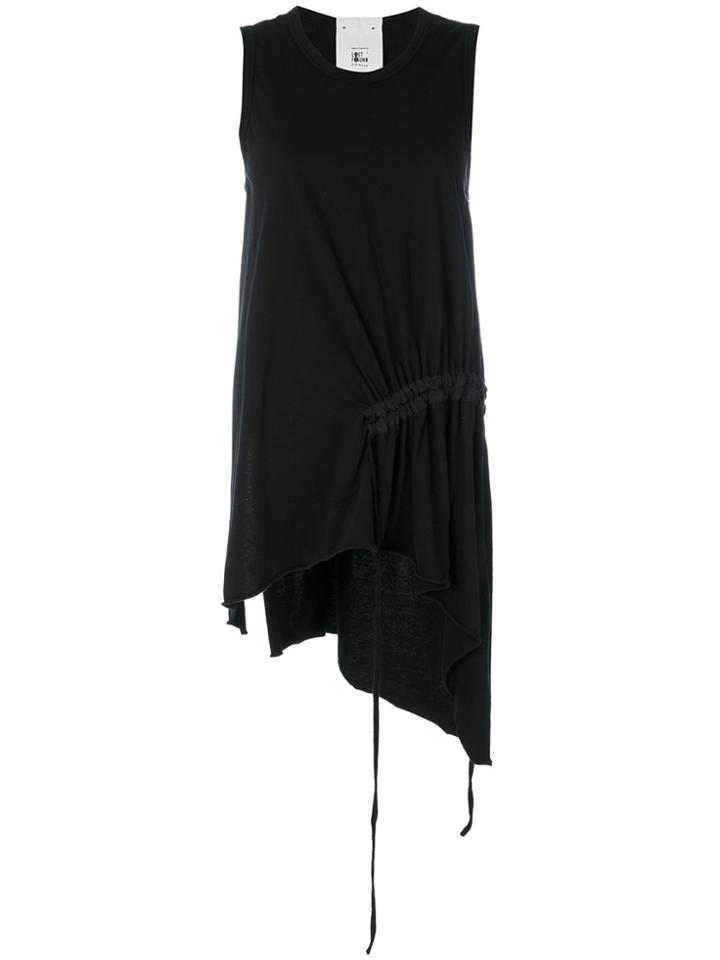 Lost & Found Rooms Drawstring Detail Tank - Black