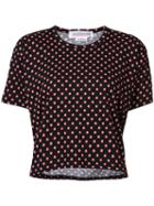 Comme Des Garçons Girl Striped T-shirt, Size: Small, Black, Cotton