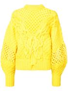 Prabal Gurung Claire Chunky Sweater - Yellow & Orange