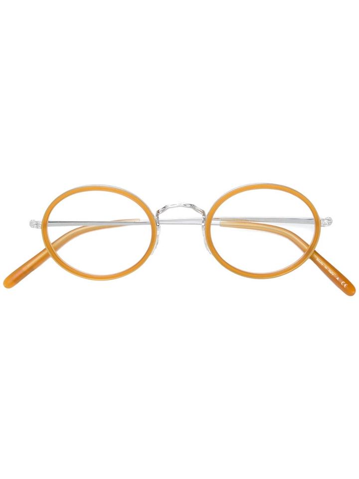 Oliver Peoples Oval Glasses - Yellow & Orange