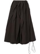 Marni Flared Skirt - Brown