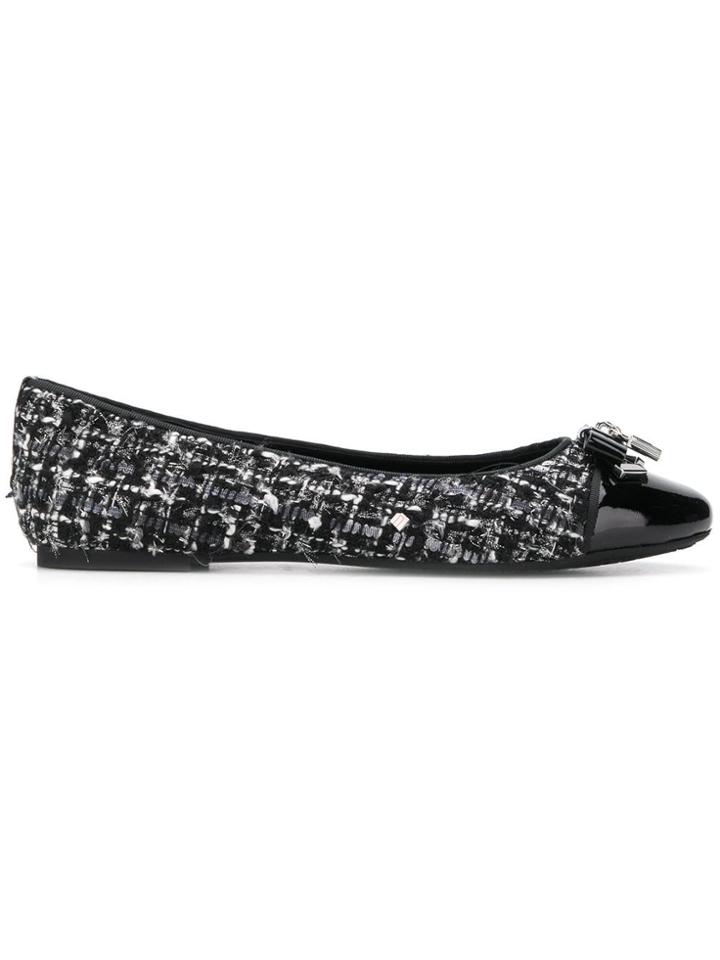 Michael Michael Kors Bouclé Ballerinas - Black
