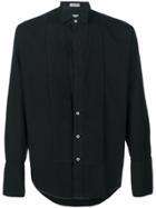 Christian Dior Vintage Ribbed Panel Shirt - Black