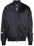 Mostly Heard Rarely Seen Fray With Me Bomber Jacket - Black