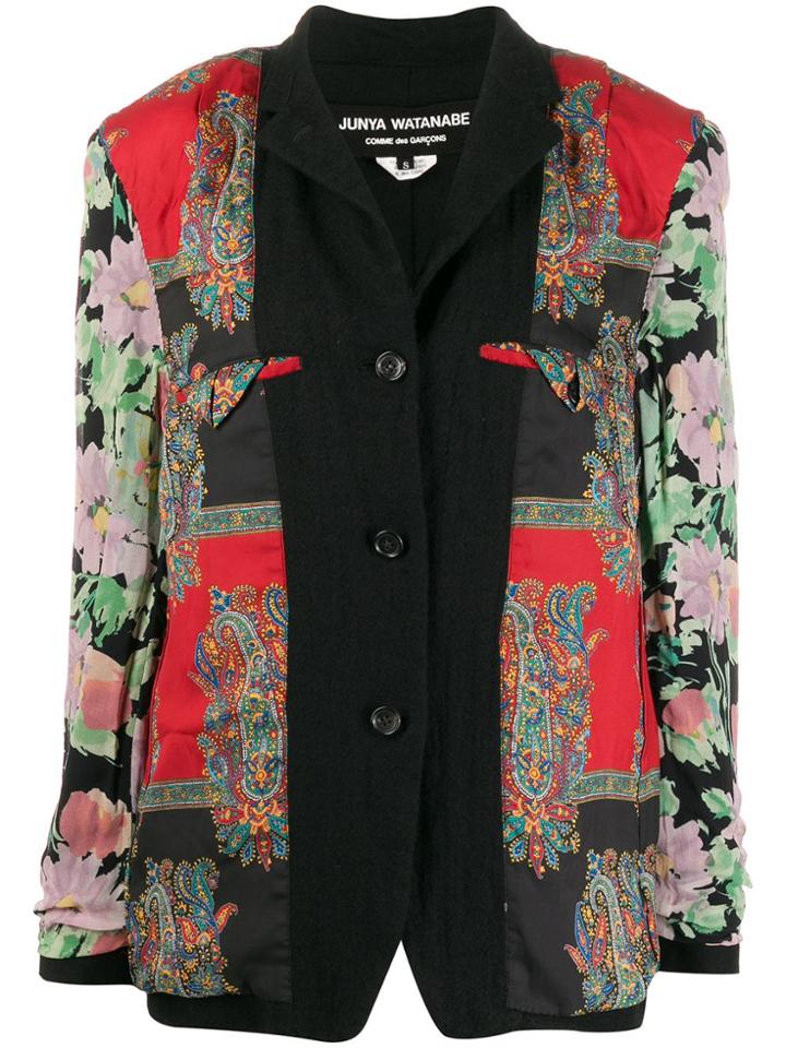 Junya Watanabe Patchwork Short Jacket - Black
