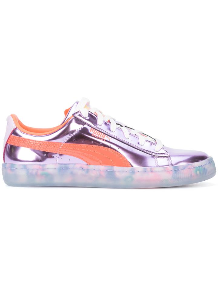 Puma X Sophia Webster Basket Candy Princess Sneakers - Pink & Purple