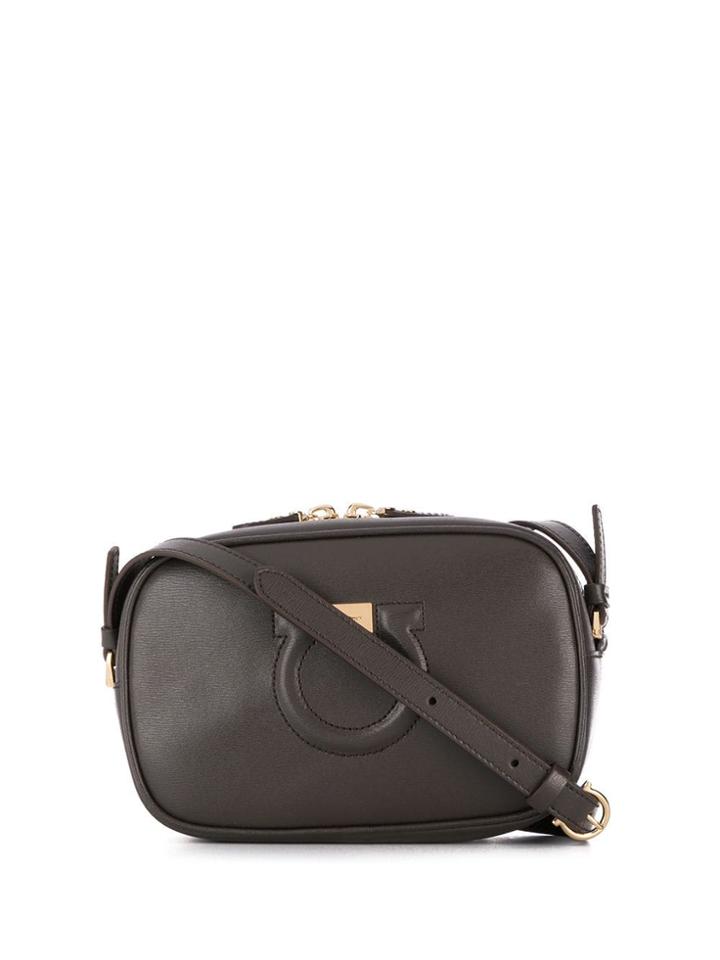 Salvatore Ferragamo Logo Shoulder Bag - Brown