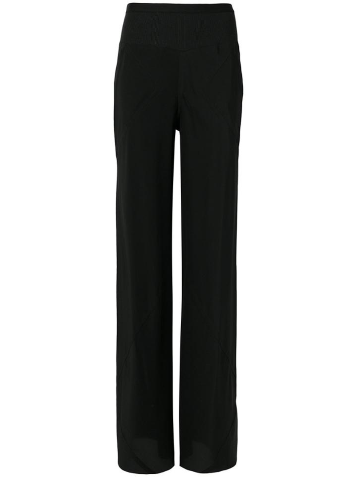 Rick Owens Forever Bias Trousers - Black