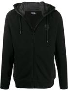 Karl Lagerfeld Zip-up Hoodie - Black