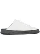 Osklen Lace-up Mules - White