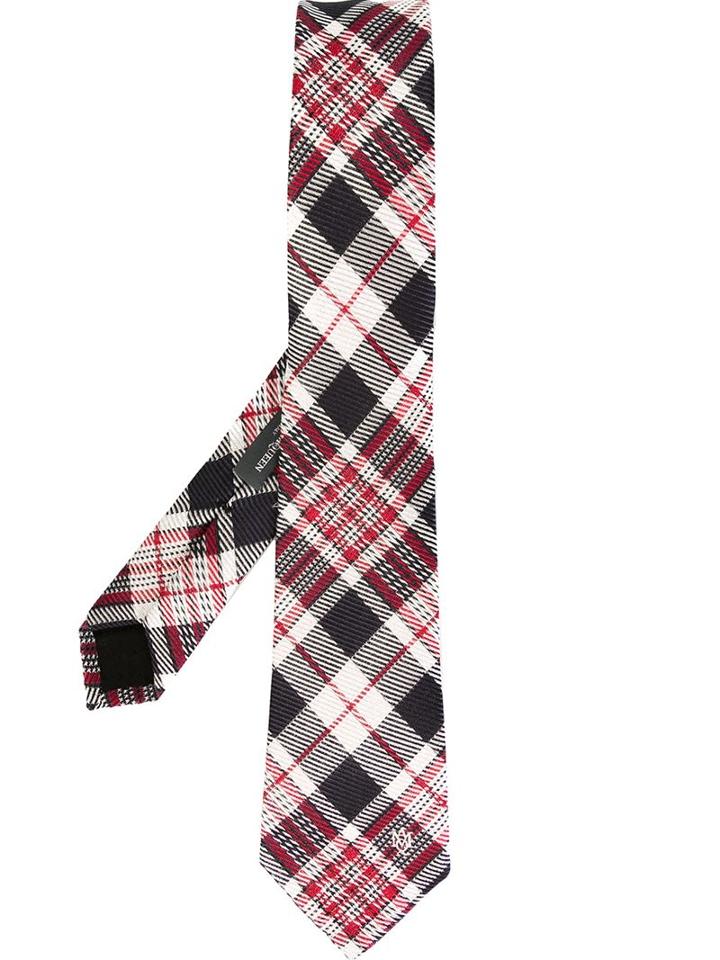 Alexander Mcqueen Tartan Tie