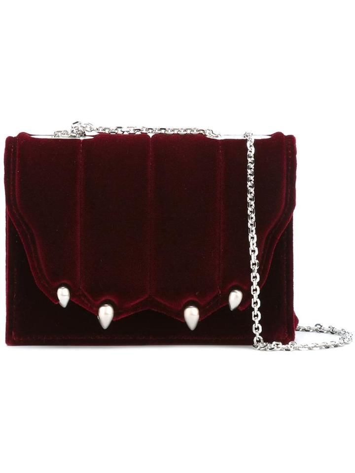 Marco De Vincenzo Chain Strap Shoulder Bag, Women's, Red