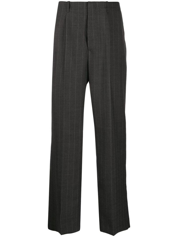 Our Legacy Borrowed Pinstripe Chinos - Grey