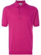 John Smedley - 'adrian' Polo Shirt - Men - Cotton - M, Pink/purple, Cotton