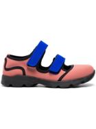 Marni Pink Blue Neoprene Double Strap Sneakers - Pink & Purple