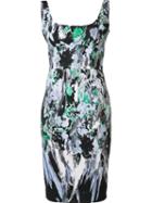 Milly Printed Fitted Dress