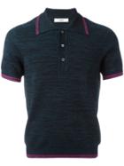 Bally Polo Shirt, Men's, Size: 50, Blue, Silk/polyester/viscose/polyamide
