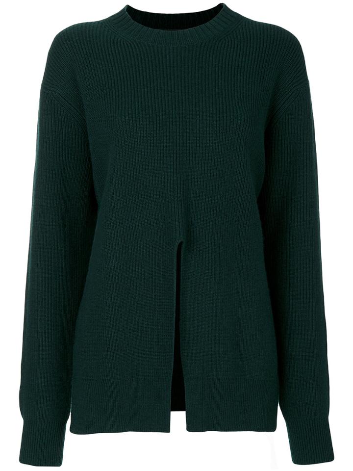 Proenza Schouler Split Hem Sweater - Green