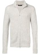 Loro Piana Zipped Roll Neck Jumper - Nude & Neutrals