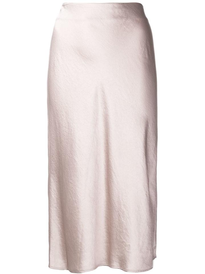 T By Alexander Wang Wash & Go Midi Skirt - Pink & Purple