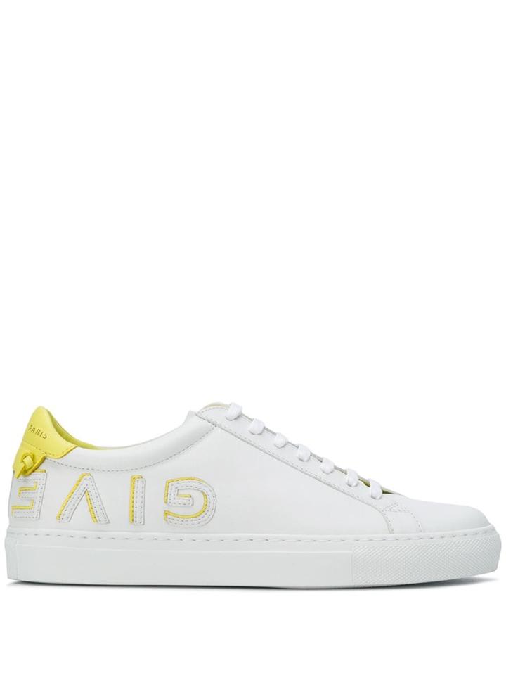 Givenchy Stitched Logo Sneakers - White