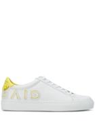 Givenchy Stitched Logo Sneakers - White