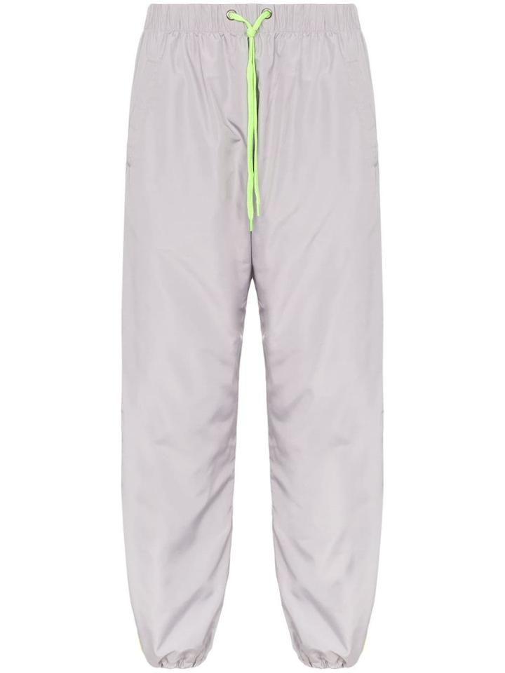 Duo Grey And Green Jogging Pants