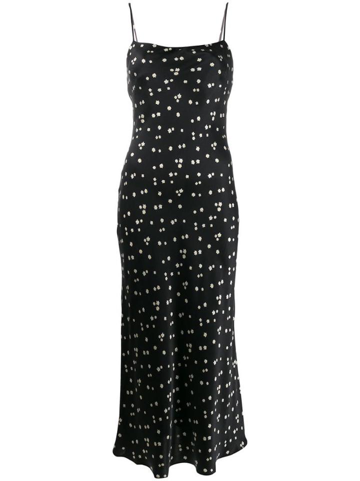 Bec & Bridge Daisy Midi Slip Dress - Black