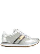 Tommy Hilfiger Metallic Panel Sneakers - Grey