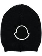Moncler Beanie Hat - Black