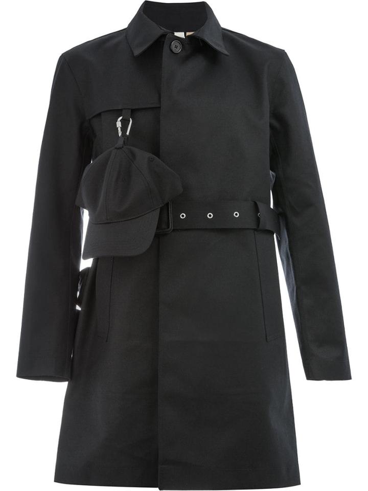 Matthew Miller Midi Trench Coat - Black