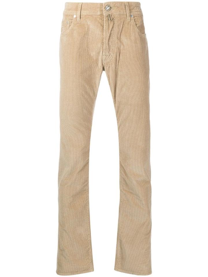 Jacob Cohen Corduroy Trousers - Neutrals