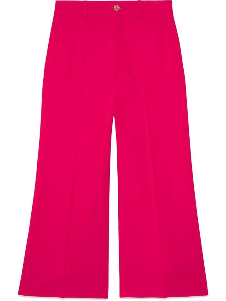 Gucci Stretch Viscose Culotte Pant - Pink