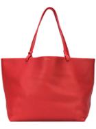 The Row Leather Tote Bag - Red
