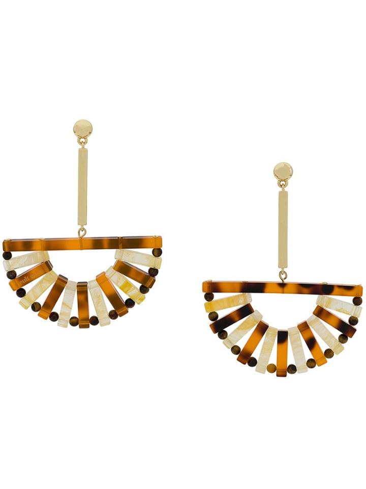 Cult Gaia Ark Earrings - Brown