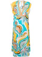 Emilio Pucci Badea Printed Beach Dress - Blue