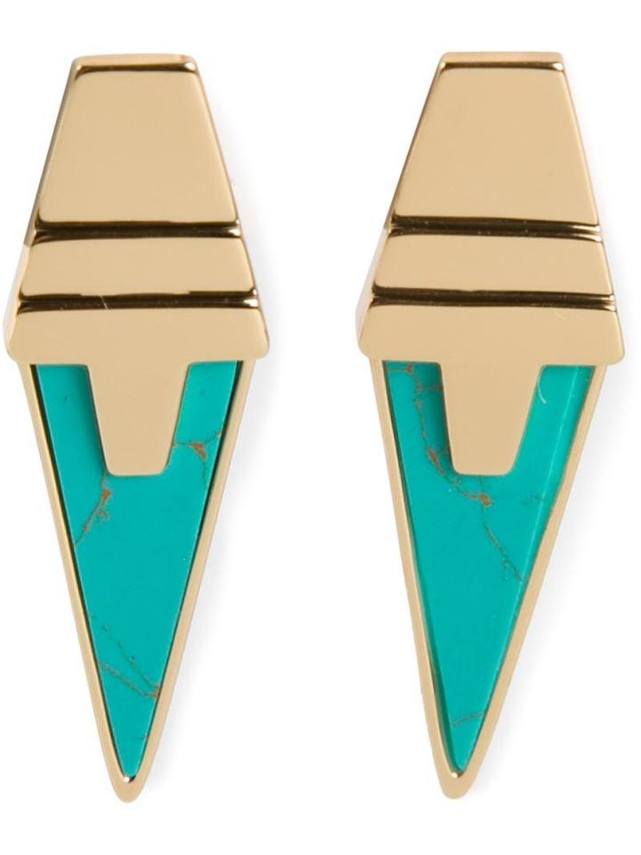 Eddie Borgo Inlaid Drop Earrings