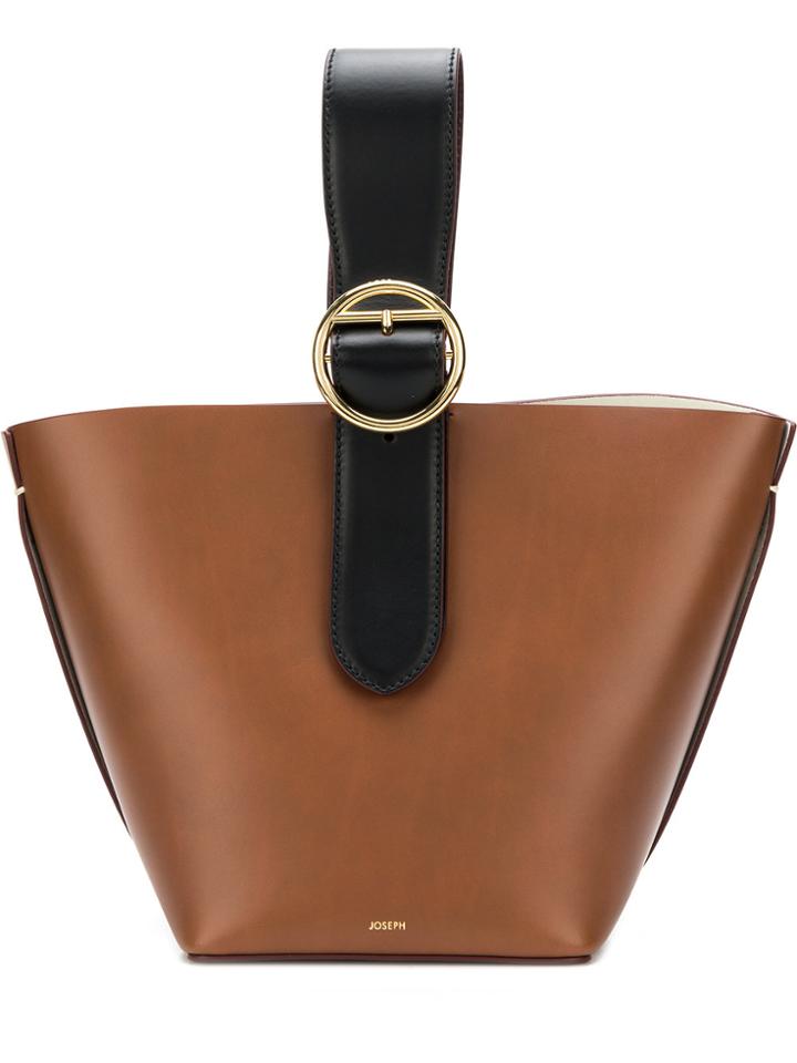 Joseph Bucket Tote - Brown
