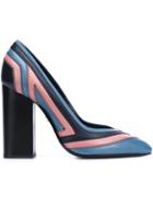 Lanvin Pointed Toe Block Pumps