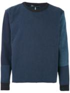 Patched Sweatshirt - Men - Cotton/nylon - L, Blue, Cotton/nylon, Longjourney