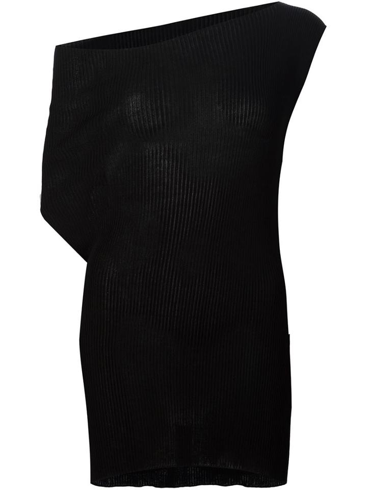 Issey Miyake Long Asymmetric Tank