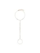 Shay 18k Rose Gold Diamond Embellished Hand Bracelet