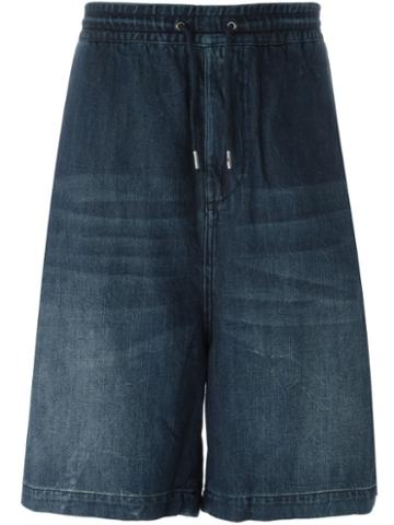 Diesel Bleached Denim Shorts