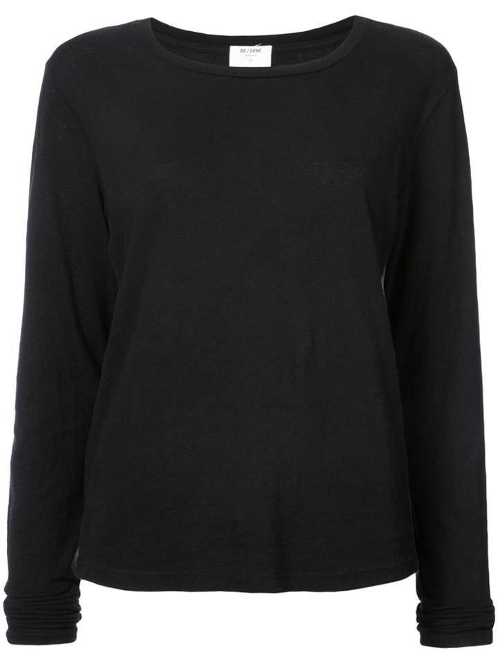 Re/done Long Sleeve Tee - Black