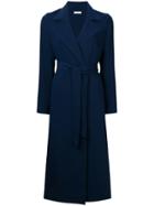 P.a.r.o.s.h. Long Belted Coat - Blue