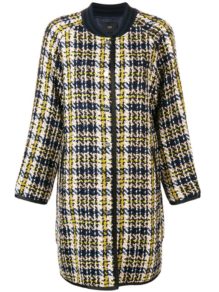 Steffen Schraut Woven Plaid Jacket - White